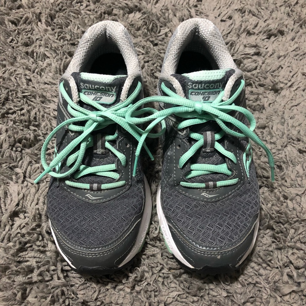 Saucony cohesion 10 tennis shoes size 7w